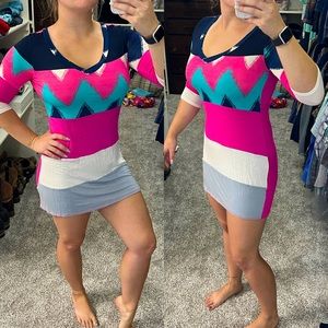 Chevron Colorful Dress